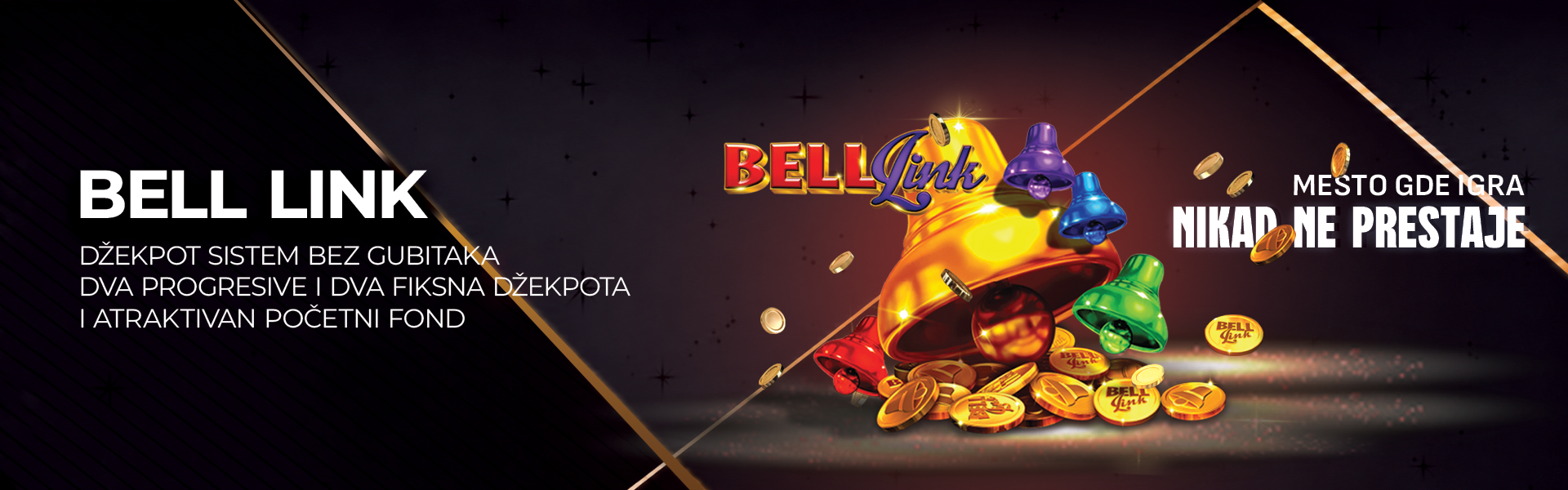 Bell Link progressive jackpot hero visual